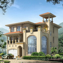 Villa prefabricada con varios diseños-V002